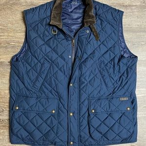 NavyPolo Ralph Lauren Water Repellent Quilted Vest